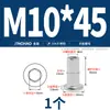 Aço Inoxidável 304 Cabeça Chata Chanfrada Móveis Sextavada Autotravante Porca Borboleta Porca para Madeira Compensada M3M4M5M6M8M10