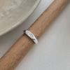 Anillo de Estrella Bamang de Plata Esterlina 925 Estilo Coreano Personalizado Simple Pequeño Libro Rojo Edición de Moda INS Anillo Abierto de Moda para Mujeres