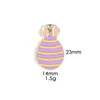 [Huevo de Pascua] conejo Pascua serie de dibujos animados huevo aleación de zinc accesorios collar adornos para llaves