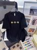 Nueva camiseta de manga corta para hombre, estilo coreano de verano, moderna, sencilla, de media manga, estilo Hong Kong, holgada, informal, de marca.