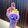 Llavero Creativo Lindo Juguete de Apretar Mangostán Colgante para Bolso Alivio del Estrés Juguete de Apretar para Estudiantes Máquina de Garra Regalo Pequeño