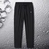 Pantalones Casuales para Hombre Jóvenes Moda Popular Marca Sueltos Acortados Pantalones Casuales Color Sólido Verano Pantalones de Salón