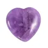 Em estoque fornecimento direto Ametista natural coração de pêssego 30*30*12 Jade Decoração de amor joia presente transmissão ao vivo exclusiva