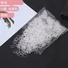 Bolsa Gruesa Gruesa de Tpu Blanco Transparente Banda de Goma de Alta Elasticidad Cuerda para el Cabello Anillo para el Cabello Desechable Delantal