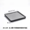 Plato Rectangular Serie Roca Gris-Negro para Restaurantes de Barbacoa, Vajilla de Melamina, Plato Caliente para Buffet Comercial, Plato para Guarnición