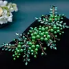 Acessório de Cabeça para Noiva Novo Feito à Mão Transfronteiriço Exquisito Corrente de Garra com Strass Pérola Headband Acessórios para Vestido Diamante Dz325