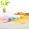 Toalla cuadrada pequeña de fibra de bambú 25*25 toalla para babas de bebé toalla para niños de jardín de infantes toalla cuadrada de fibra de bambú venta al por mayor de fábrica