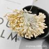Flor de Malte Coreana para DIY, Acessórios de Estilo Antigo para Cabeça, Estames de Flor Foscos, Flores Feitas à Mão, Núcleo de Flor de Rosa Simulada