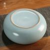 Juego de Accesorios para Lavar el Té Ruyao para el Hogar, Taza de Té, Cuenco de Agua, Tarro de Residuos de Té de Cerámica, Recipiente para Accesorios de Té Agrietado, Bandeja de Té para Lavar Hojas de Té