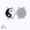 Accesorios Yiwu joyería diy estilo antiguo chino multi-tamaño disco de chismes Taiji colgante hueco para collar colgante