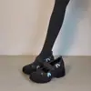 Zapatos Dad Zapatillas de Ballet Zapatos de Entrenamiento Alemanes para Mujer Primavera 2026 Nuevos Zapatos de Senderismo para el Trabajo Zapatos Mary Jane de Suela Gruesa