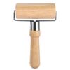 Rolo de madeira maciça Cross-Border Oak com cabo curto, ideal para prensar massa, utensílio especial para massas e para fazer dumplings.