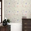 Nuevo papel tapiz de dormitorio estilo francés, papel tapiz pastoral americano, autoadhesivo al por mayor, decoración de pared floral vintage para casas de huéspedes, PVC