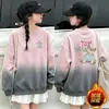 Sudadera Linda para Niñas, Nuevo Estilo Primavera y Otoño, Estampado de Oso, Camiseta Base para Niños, Top Elegante para Bebé, Suéter Casual