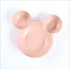 Conjunto de Tigela e Colher de Desenho Animado de Panda Separado Tigela Infantil Antiderrapante Tigela para Pais e Filhos