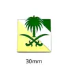 Emblema Nacional da Arábia Saudita Insígnia Adesivo de Telefone Padrão Palmeira Faca Curva Insígnia de Metal Presente Comemorativo Fonte de Fábrica Transfronteiriça
