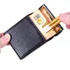 Caixa de Cigarros Média Pacote com 20 Portátil Criativa Couro Macio Caixa de Cigarros Macia Capa de Bolsa para Cigarros Macia Presente Personalizado Conjunto de Cigarros Caixa de Cigarros