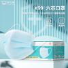 Mascarilla Desechable BaoWeiKang DM95 Protección de Tres Capas a Prueba de Polvo Adulto Verano Transpirable Temporada Cómoda K99 Mascarilla de Seis Núcleos