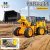 Huina 1:50 Modelos Estáticos de Vehículos de Construcción Excavadora Rodillo Compactador Camión Volquete