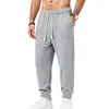 Pantalones Jogger Pesados de Punto Jacquard para Hombre 2026 con Cintura Elástica de Cordón y Bolsillos Grandes para Deportes