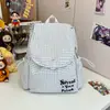 Mochila Doce de Novo Estilo para Estudantes Universitárias, Mochila Xadrez de Alto Valor Ins Nicho para Comutação Viagem