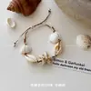 Pulsera de Abalorios con Forma de Estrella de Mar para Mujer Verano Nuevo Estilo Resort de Playa Pulsera de Nicho Diseño Único Pulsera Versátil
