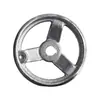 Agujero de Chavetero para Volante Hierro Fundido Redondo Cromado Máquina Herramienta Ondulada 3 pulgadas 4 pulgadas 5 pulgadas 6 pulgadas 7 pulgadas 8 pulgadas 10 pulgadas Volante de Manivela Placa