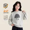 Sudadera TUTU Elefantito para Niñas con Forro Polar 2026 Otoño/Invierno Ropa Interior Cálida para Niños, Top Elegante para Niños Mayores