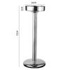 Soporte para Cubitera de Acero Inoxidable Recepción de Boda Bandeja para Dulces Soporte de Exhibición Cubitera para Champán Soporte para Jarrón de Hogar Enfriado con Hielo Moderno Simple