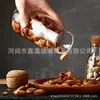 Pote Selado de Vidro Borossilicatado Reto para Uso Doméstico, Adequado para Armazenar Frutas Secas, Grãos, Chá, com Tampa de Rolha, Pote para Armazenar Grãos de Café