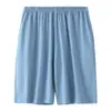 Pantalones Cortos de Pijama de Modal para Hombre Delgados Primavera Verano Tallas Grandes Deportivos Casuales Pantalones para el Hogar Cómodos Simples para Hombre