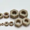 Tuerca de Plástico PEEK Alta Resistencia Aislamiento Retardante de Llama Tuerca Hexagonal Exterior Resistente a Altas Temperaturas Tuerca de Nylon M3M4M5M6M8