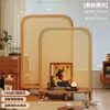 Divisória de Tela com Estética da Dinastia Song para Sala de Estar e Sala de Chá, Nova Divisória de Madeira Maciça Estilo Zen, Estilo Chinês para Hall de Entrada de Frente para a Porta, Estante Bloqueadora