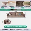 Conjunto Combinado de Sofá de Escritório e Mesa de Centro, Conjunto Simples Moderno para Recepção e Recepção de Negócios, Sofá de Couro de Três Lugares Levemente Luxuoso