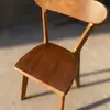 Silla de Comedor de Madera Maciza Estilo Moderno Simple Mesa y Sillas de Comedor Silla de Madera Maciza Taburete Simple para el Hogar Silla con Respaldo para Comer Louis