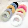 Estilo Coreano Macio e Confortável Laço de Cabelo Moderno Plush de Cordeiro Imitação Elástico Acessório de Cabelo Coque de Pelo de Vison