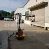 Cortador de sebes elétrico, máquina integrada para corte plano e vertical, cortador de sebes de lâmina cruzada empurrado manualmente