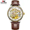Reloj Mecánico Impermeable Tewis Tide Reloj de Moda Moda de Negocios Reloj para Hombre En Vivo