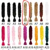 Peluca de Fibra Química Trenzas Grandes para Hombres y Mujeres Extensiones de Cabello Personalizadas 165g 41Pulgadas X-Pression Trenzas Cabello