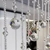 Cortina de Contas de Cristal com Arco em Forma de Cabaça para Divisória de Entrada, Instalação Sem Furos, Adequada para Quarto e Banheiro, Cortina Feng Shui Porta a Porta