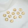 Cuentas de oro de 14 quilates con forma irregular, granos de oro, amor, bricolaje, hecho a mano, collar de perlas, accesorios, pendientes, material