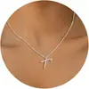 Comercio Exterior Más Vendido Diseño Creativo Collar de Palabras Artístico Lujo Ligero Gama Alta Diseño de Nicho Joyería para Mujer