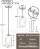 Lámpara de mesa para isla de cocina Zhongshan Lighting Amazon Transfronteriza Moderna Minimalista Barra de bar Restaurante Arte de Hierro Vidrio Lámpara Colgante Pequeña