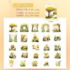 Un Día Hermoso Serie Jardín Siciliano Paquete de Stickers Paisaje de Jardín Material para Cuenta a Mano Retro Europeo 8
