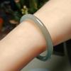 Pulsera de Barra Redonda de Calcedonia de 6 mm Pulsera de Moda Belleza Pulsera de Crisoprasa Aceite de Hielo Barra Redonda de Calcedonia Azul Aceite