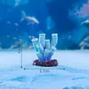 Acuario hierba marina coral adornos pequeños simulación mini resina manualidades acuario decoración paisajismo DIY suministros no