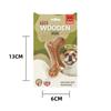 Juguetes para Perros Fofos Two Lucky Fox de Madera y Plástico, Palos para Masticar, Juguetes Duraderos para Masticar para Cachorros, Juguetes para Perros con Astas de Ciervo