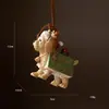 Novos Produtos Transfronteiriços Meias com Sino Tridimensional Cavalo Vermelho Pingente de Resina Enfeites de Árvore de Natal Decoração de Feriado Presentes