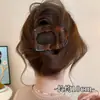 Pinza para el Cabello Plana Estilo Hawaiano para Mujer, Adecuada para Peinados Recogidos en la Parte Trasera de la Cabeza, Pasador de Nácar, Peinado Semi-Recogido, Pinza para el Cabello que No Daña, Accesorio para el Cabello