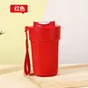 Taza de Café con Forma de Diamante de Acero Inoxidable 304, Modelo Nuevo Transfronterizo, con Popote, Taza Térmica para Uso en Exteriores, Taza de Agua para Coche, Venta al por Mayor Personalizada